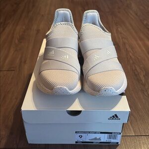 Adidas Light Beige Slip-On Shoes